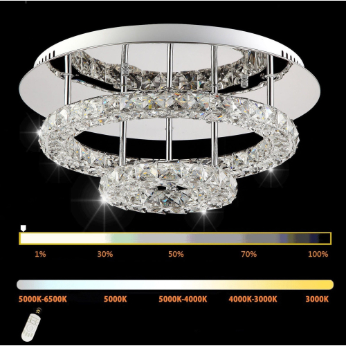 Żyrandol kryształowy 45x30cm K045